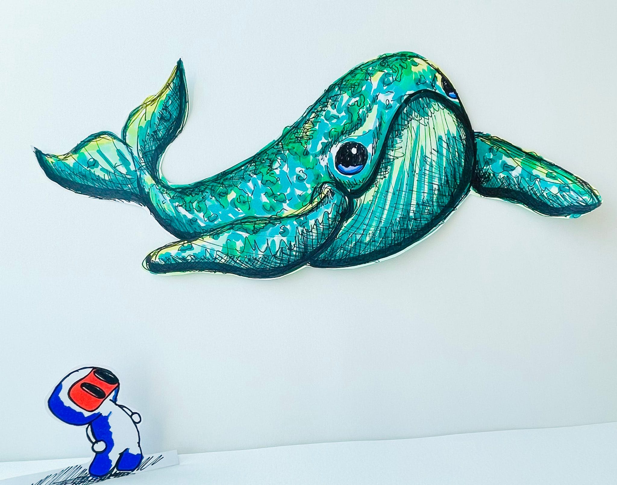 memee — the big blue one