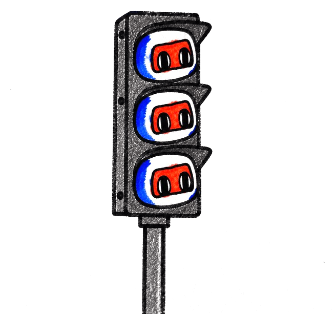memee — stop, go