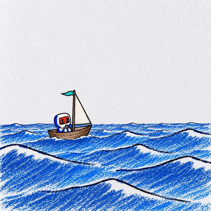 memee — at sea